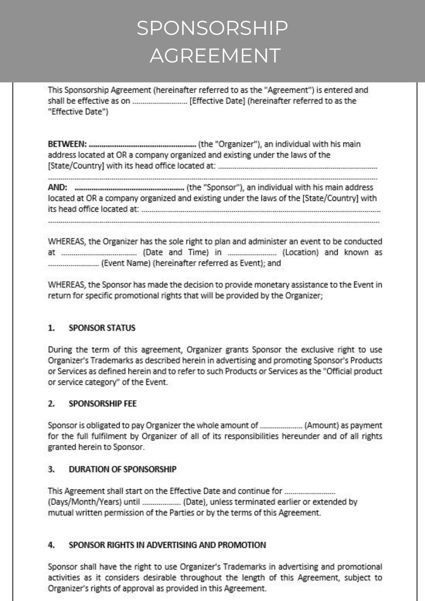 Navigating Sponsorship Agreements: Key Considerations for Influencers