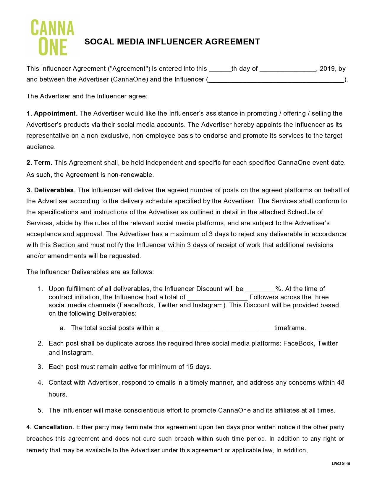 Crafting Contracts That Protect Influencers and Brands