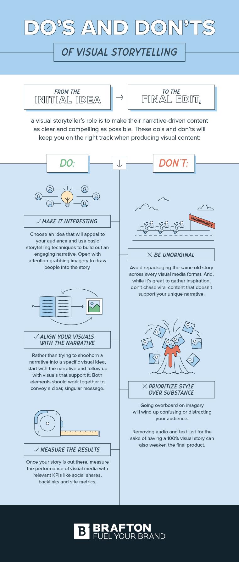 Incorporating Visual and Storytelling Techniques for Impact
