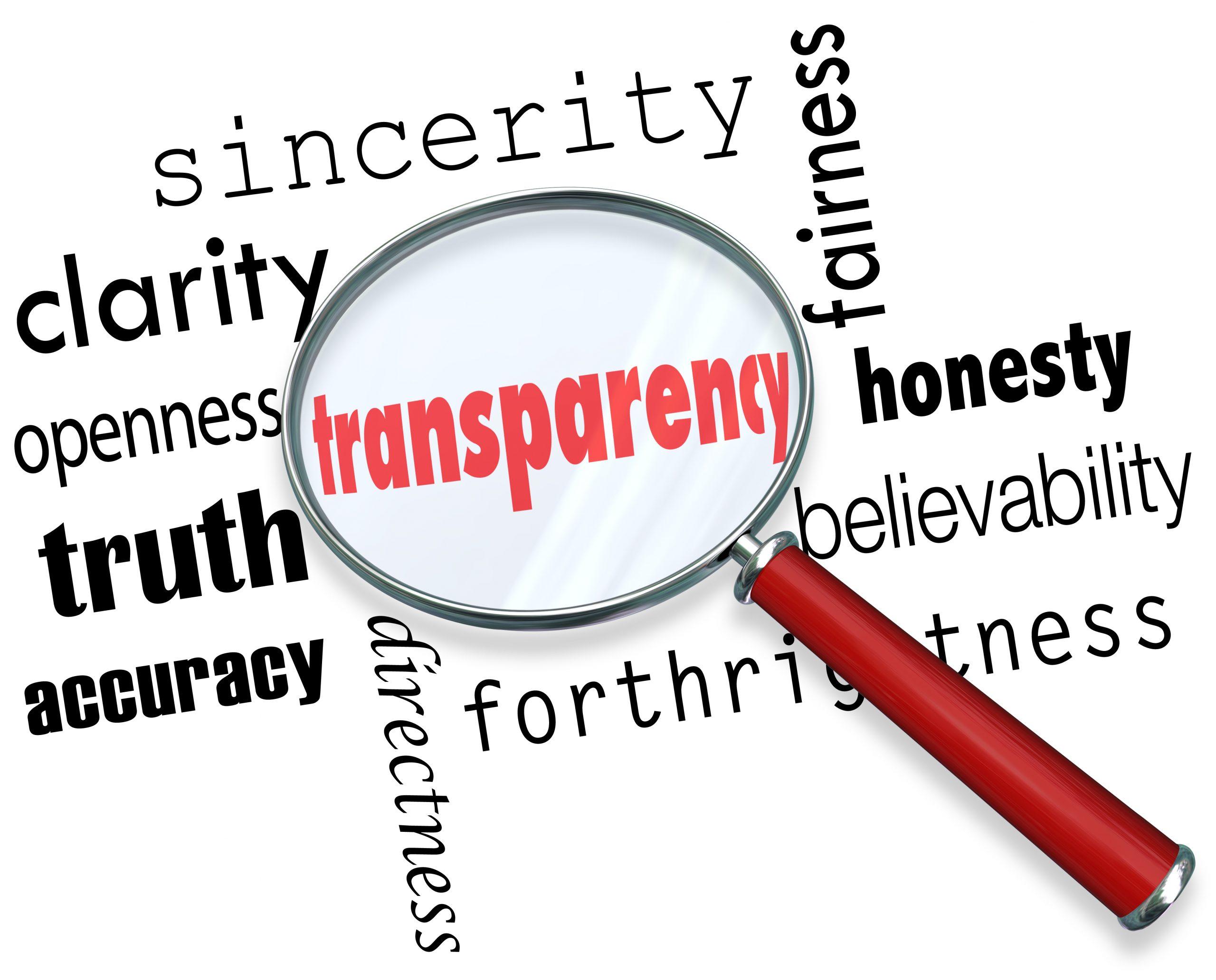 The Importance of Transparency and Disclosure
